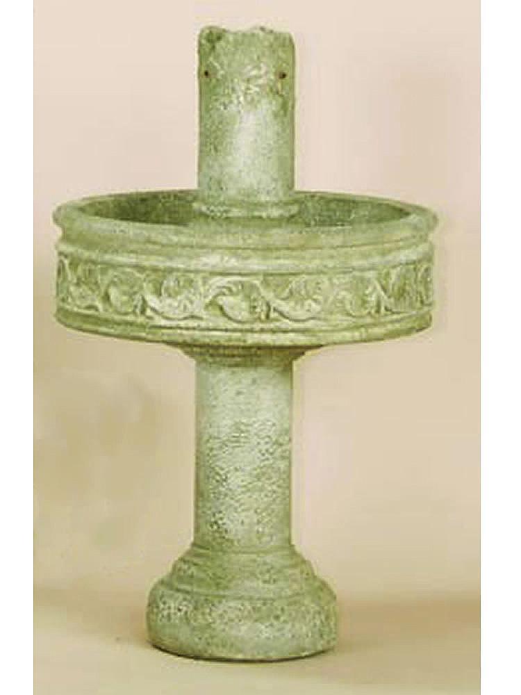 Pompeii Column Cast Stone Outdoor Garden With Tall Base Fountain Tuscan 