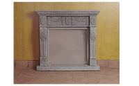 Thumbnail for Acanto Mantel No Insert Cast Stone Fireplace Mantels Tuscan 