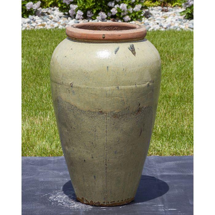 Tuscany FNT3875 Ceramic Triple Vase Complete Fountain Kit Vase Fountain Blue Thumb 