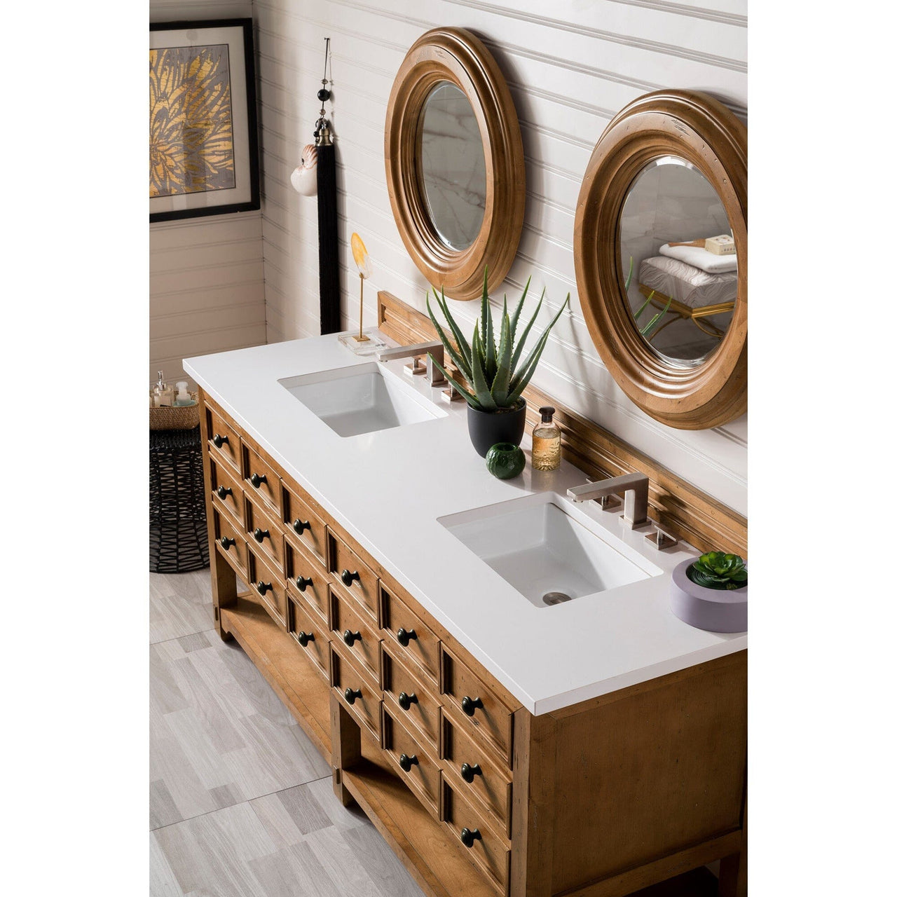 James Martin Malibu 72" Double Vanity Vanity James Martin 