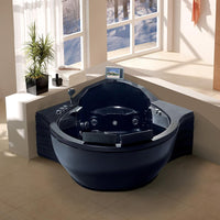 Thumbnail for Maya Bath Tercera-Black Whirlpool Bath Tub Whirlpool Bathtub Maya Bath 