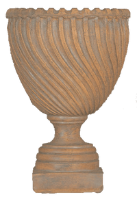 Thumbnail for Montecario Urn Cast Stone Outdoor Garden Planter Planter Tuscan 