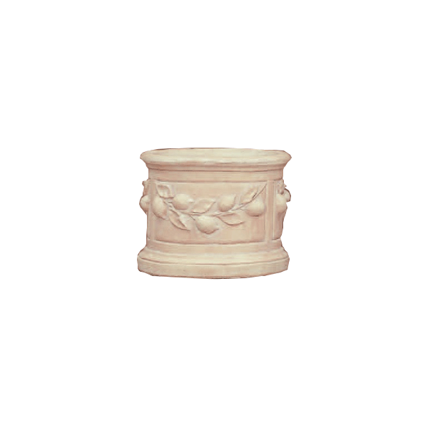 Deruta Lemon Cast Stone Outdoor Garden Planter Planter Tuscan 