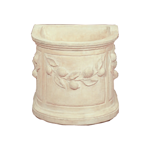 Deruta Lemon Cistern Cast Stone Outdoor Garden Planter Planter Tuscan 