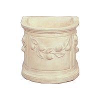 Thumbnail for Deruta Lemon Cistern Cast Stone Outdoor Garden Planter Planter Tuscan 
