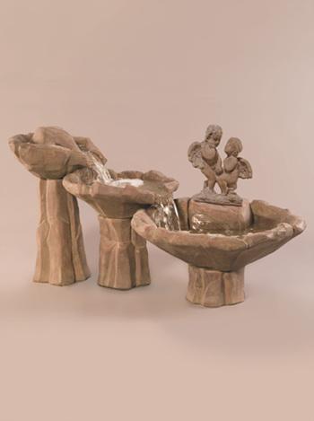 Courtship Cascade Cast Stone Fountain Fountain Fiore Stone 