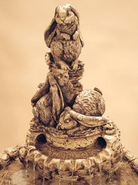 Thumbnail for Bunny Cast Stone Fountain Fountain Fiore Stone 