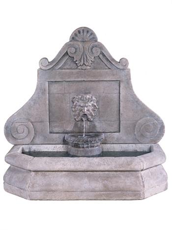 Nerius Wall Cast Stone Fountain Fountain Fiore Stone 