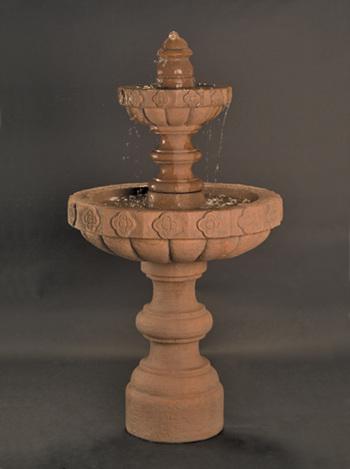 Margarita Cast Stone Fountain, Large Fountain Fiore Stone 