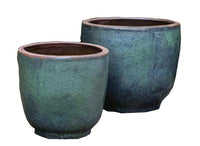 Thumbnail for Campania International Glazed Terra Cotta Nari Planter Urn/Planter Campania International 
