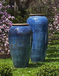Thumbnail for Campania International Glazed Terra cotta Sora Jar, Tall Urn/Planter Campania International 