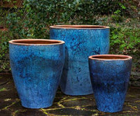 Thumbnail for Campania International Glazed Terra cotta Tharabar Planter Urn/Planter Campania International 
