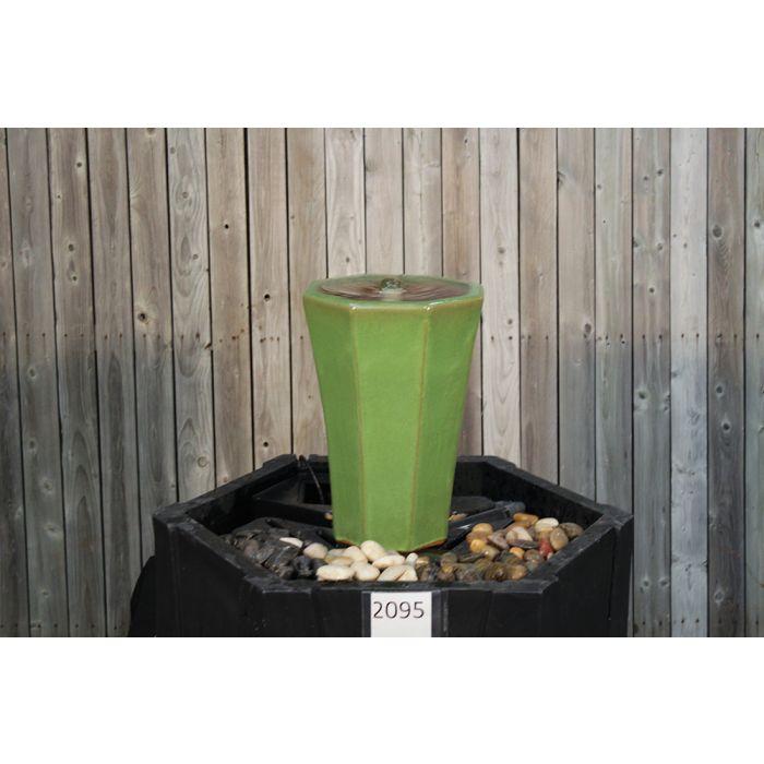 One of a Kind FNT2095 Ceramic Vase Complete Fountain Kit Vase Fountain Blue Thumb 