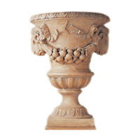 Thumbnail for Tauro Urn Cast Stone Outdoor Garden Planter Planter Tuscan 