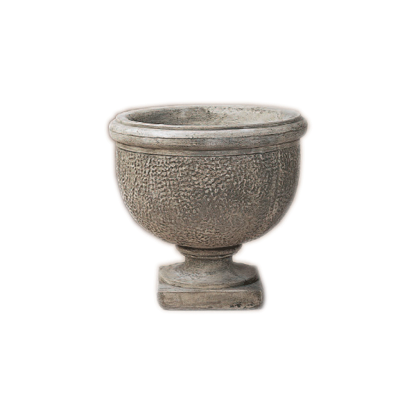 Ruderi Urn Cast Stone Outdoor Garden Planter Planter Tuscan 