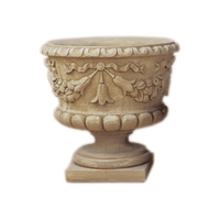 Thumbnail for Rimini Urn Cast Stone Outdoor Garden Planter Planter Tuscan 