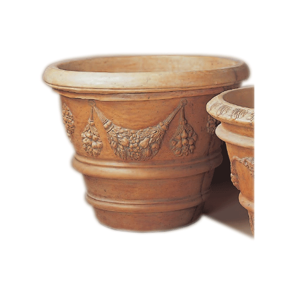 Tuscan Tree Pot Cast Stone Outdoor Garden Planter Planter Tuscan 