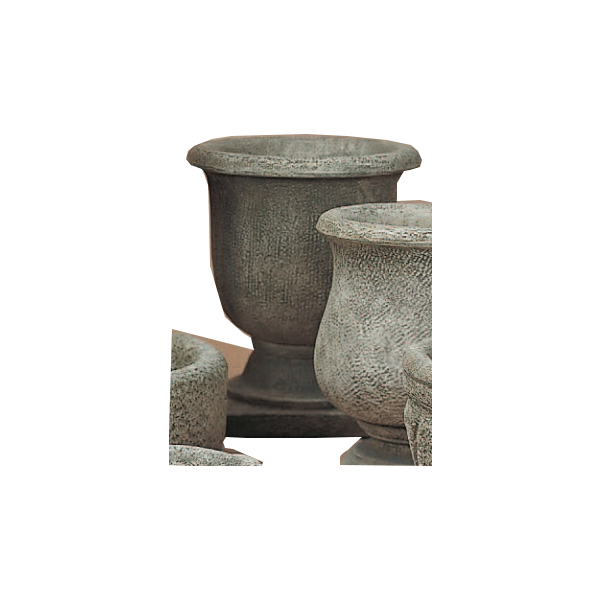 Bottini Urn Square Base Cast Stone Outdoor Garden Planter Planter Tuscan 