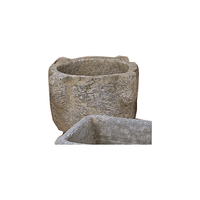Thumbnail for Mortaio Antico Cast Stone Outdoor Garden Planter Planter Tuscan 