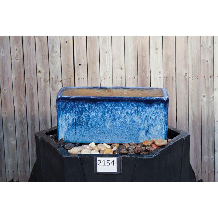 One of a Kind FNT2154 Ceramic Vase Complete Fountain Kit Vase Fountain Blue Thumb 