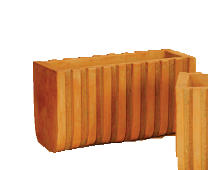 Channel Planter Box Cast Stone Outdoor Garden Planter Planter Tuscan 