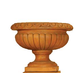 La Verna Urn Cast Stone Outdoor Garden Planter Planter Tuscan 