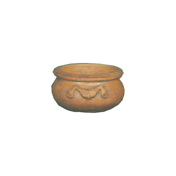 Conchina Round Cast Stone Outdoor Garden Planter Planter Tuscan Natural (N) Small 