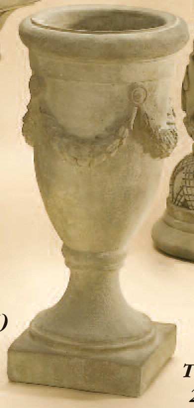 Tall Swag Urn Cast Stone Outdoor Garden Planter Planter Tuscan 