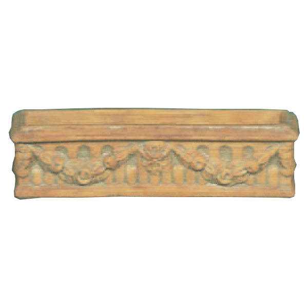 Herb Planter Box Cast Stone Outdoor Garden Planter Planter Tuscan 