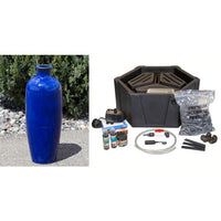 Thumbnail for Chianti FNT2281 Ceramic Vase Complete Fountain Kit Vase Fountain Blue Thumb 