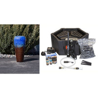 Thumbnail for Oil Jar FNT2296 Ceramic Vase Complete Fountain Kit Vase Fountain Blue Thumb 