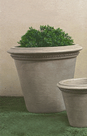 Corona XL Outdoor Cast Stone Garden Planter Planter Tuscan 