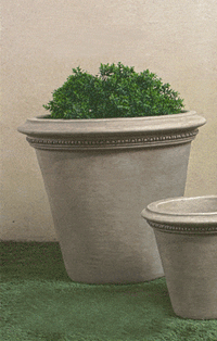 Thumbnail for Corona XL Outdoor Cast Stone Garden Planter Planter Tuscan 