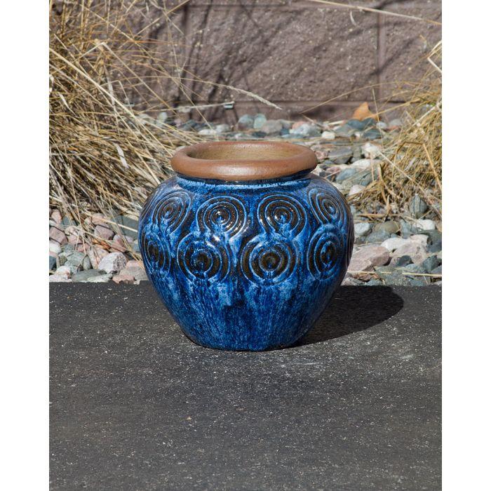 One of a Kind FNT2331 Ceramic Vase Complete Fountain Kit Vase Fountain Blue Thumb 