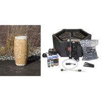 Thumbnail for Stoned Urn FNT2334 Ceramic Vase Complete Fountain Kit Vase Fountain Blue Thumb 