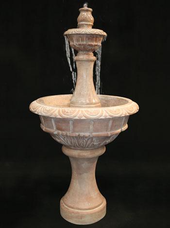 Roma Fountain, Medium Fountain Fiore Stone 