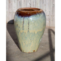 Thumbnail for Tuscany FNT2357 Ceramic Triple Vase Complete Fountain Kit Vase Fountain Blue Thumb 