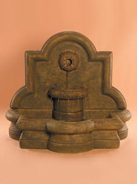 Thumbnail for Rosette Quatrefoil Wall Fountain Fountain Fiore Stone 