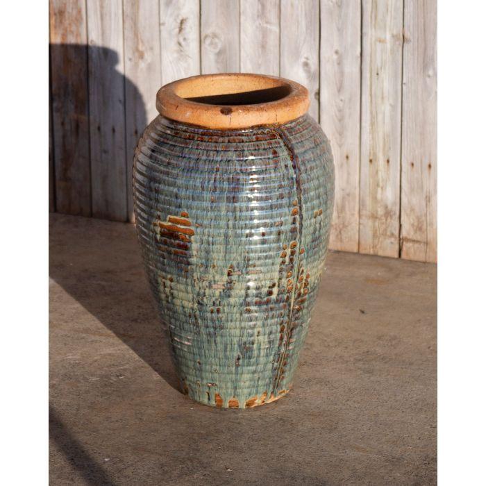 Tuscany FNT2361 Ceramic Triple Vase Complete Fountain Kit Vase Fountain Blue Thumb 