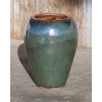 Thumbnail for Tuscany FNT2369 Ceramic Triple Vase Complete Fountain Kit Vase Fountain Blue Thumb 