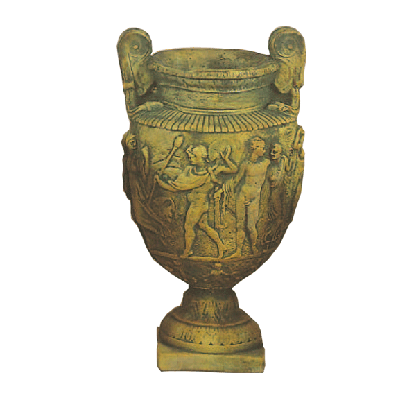 Greco Roman Urn Cast Stone Outdoor Garden Planter Planter Tuscan 