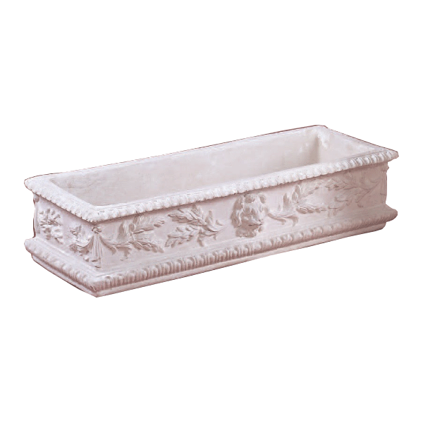 Lion Head Planter Box Cast Stone Outdoor Garden Planter Planter Tuscan 