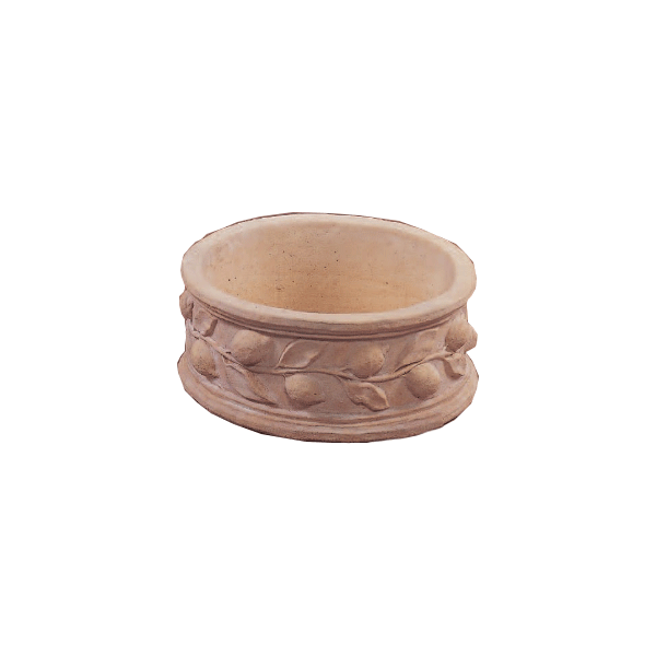 Deruta Lemon Planter Small Cast Stone Outdoor Garden Planter Planter Tuscan 