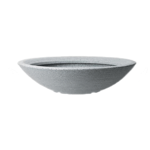 Shallow Large Outdoor Cast Stone Bowl Planter Planter Tuscan 