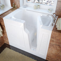 Thumbnail for MediTub 2646RWA Walk-In 26 x 46 Right Drain White Air Jetted Walk-In Bathtub Walk In Tubs MediTub 