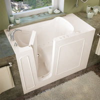 Thumbnail for MediTub 2653LBA Walk-In 26 x 53 Left Drain Biscuit Air Jetted Walk-In Bathtub Walk In Tubs MediTub 