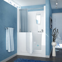 Thumbnail for MediTub 2747RWA Walk-In 27 x 47 Right Drain White Air Jetted Walk-In Bathtub Walk In Tubs MediTub 
