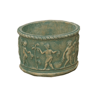 Thumbnail for Grape Harvest Cast Stone Outdoor Garden Planter Planter Tuscan 