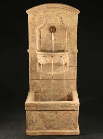 Di Amico Wall Fountain Fountain Fiore Stone 