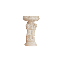 Thumbnail for Putti Planter Planter or Bird Bath Cast Stone Outdoor Garden Planter Planter Tuscan 